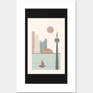 Toronto, Canada travel poster - 02 style Posters and Art